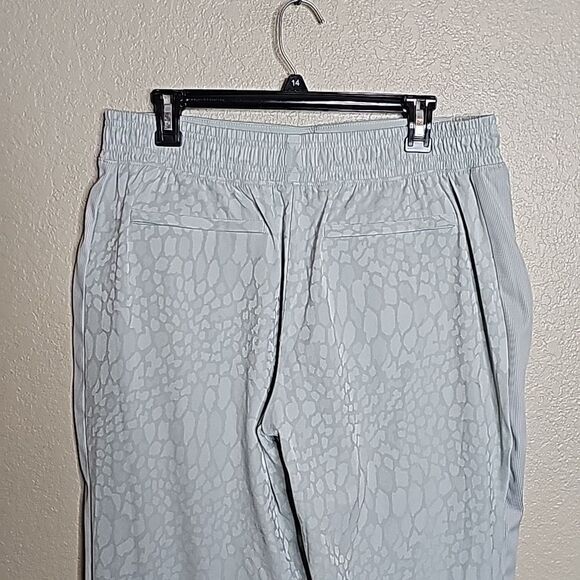 Athleta 14 Brooklyn Lined Textured Jogger Serpentine Coast Gray - Picture 7 of 12